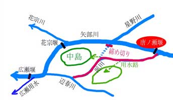 唐ノ瀬用水路の成立